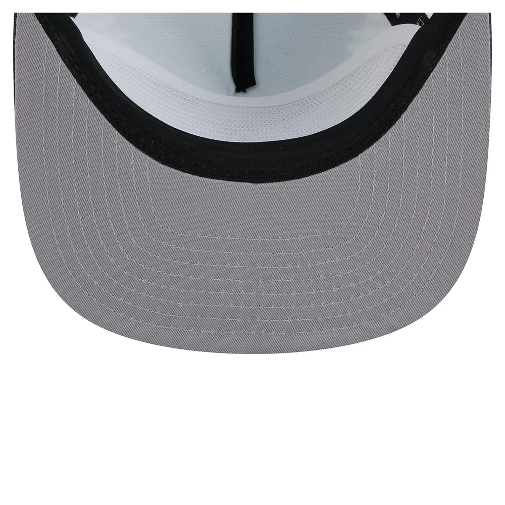 Casquette de golf à visière arrière New Era verte/noire New York Jets pour homme