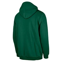 Men's New Era Green York Jets 3rd Down Plaid Pullover Hoodie