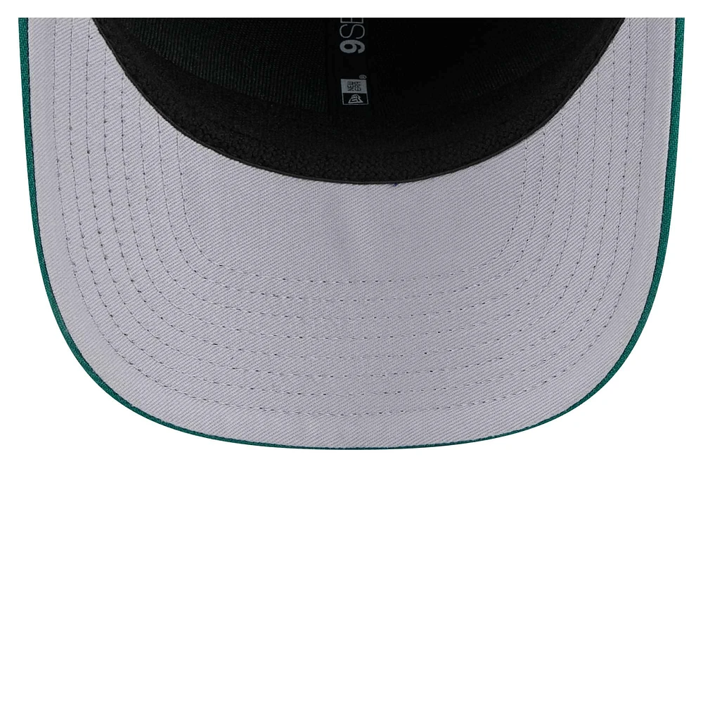 Casquette extensible à bouton-pression New York Jets 9SEVENTY verte New Era pour homme