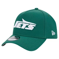 Men's New Era  Green New York Jets A-Frame 9FORTY Adjustable Hat