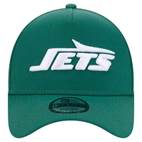 Men's New Era  Green New York Jets A-Frame 9FORTY Adjustable Hat