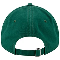 Casquette réglable verte New Era New York Jets Distinct 9TWENTY pour hommes