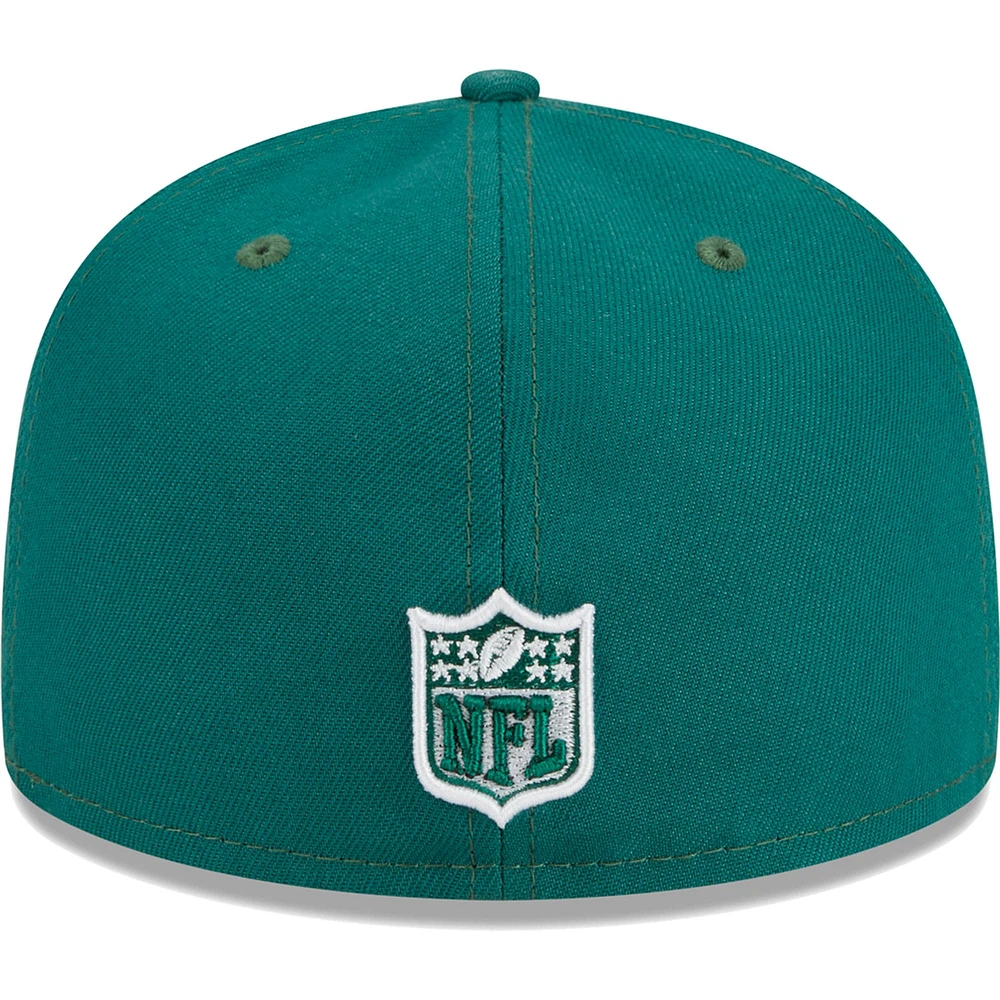 Casquette ajustée 59FIFTY Main des New York Jets Era pour hommes, verte