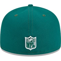 Men's New Era Green York Jets  Main 59FIFTY Fitted Hat