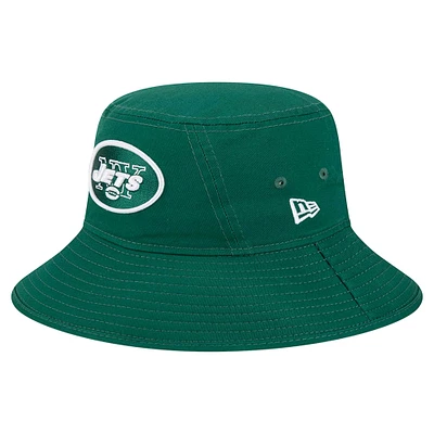 Men's New Era Green York Jets Main Bucket Hat