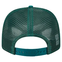 Casquette camionneur 9SEVENTY extensible à boutons-pression New Era verte des New York Jets pour homme