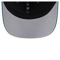 Casquette camionneur 9SEVENTY extensible à boutons-pression New Era verte des New York Jets pour homme