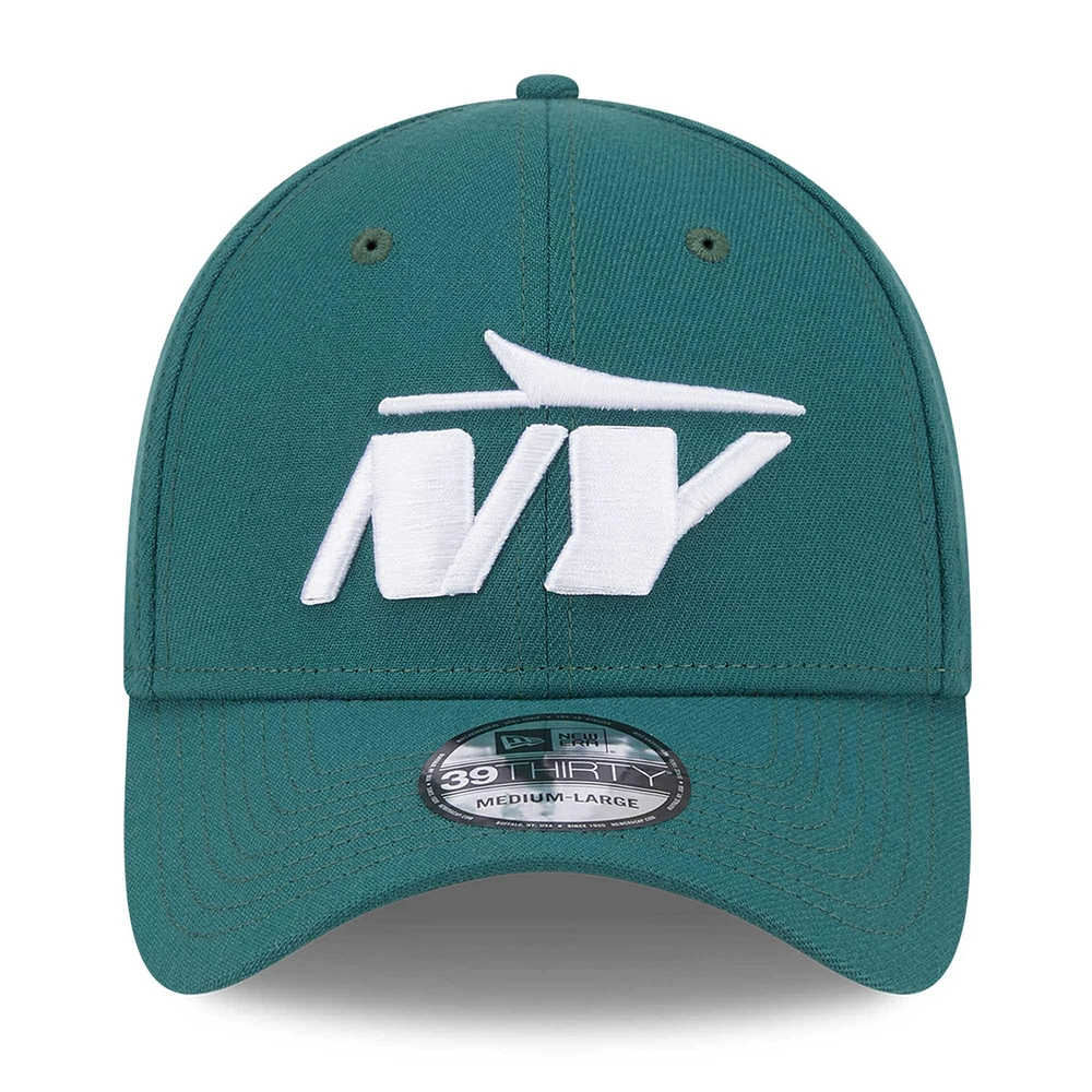 Casquette flexible 39THIRTY NFL Standard des New York Jets Era pour hommes, verte