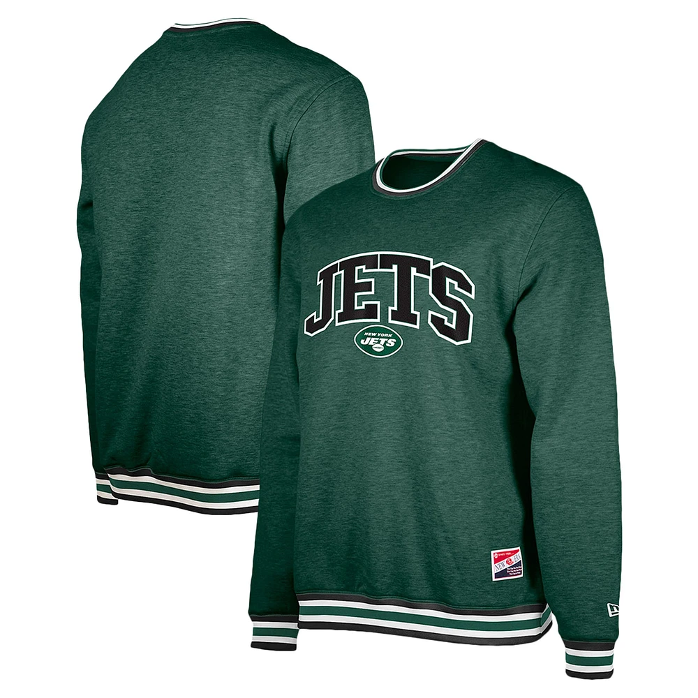 Men's New Era Green York Jets Pullover Sweatshirt