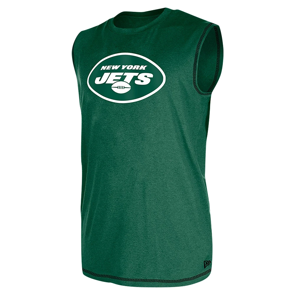 Débardeur New Era vert York Jets pour hommes