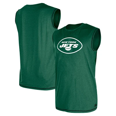 Débardeur New Era vert York Jets pour hommes