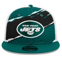 Casquette Snapback 9FIFTY New York Jets Tear Trucker New Era pour hommes, verte