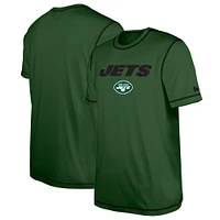 Men's New Era  Green York Jets Third Down Puff Print T-Shirt