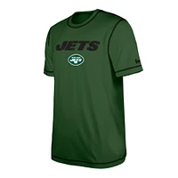 Men's New Era  Green York Jets Third Down Puff Print T-Shirt