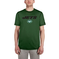 Men's New Era  Green York Jets Third Down Puff Print T-Shirt