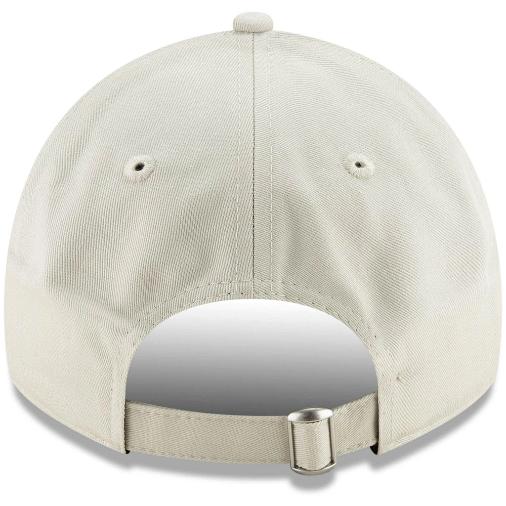 Men's New Era Khaki New York Jets Playmaker Logo 9TWENTY Adjustable Hat