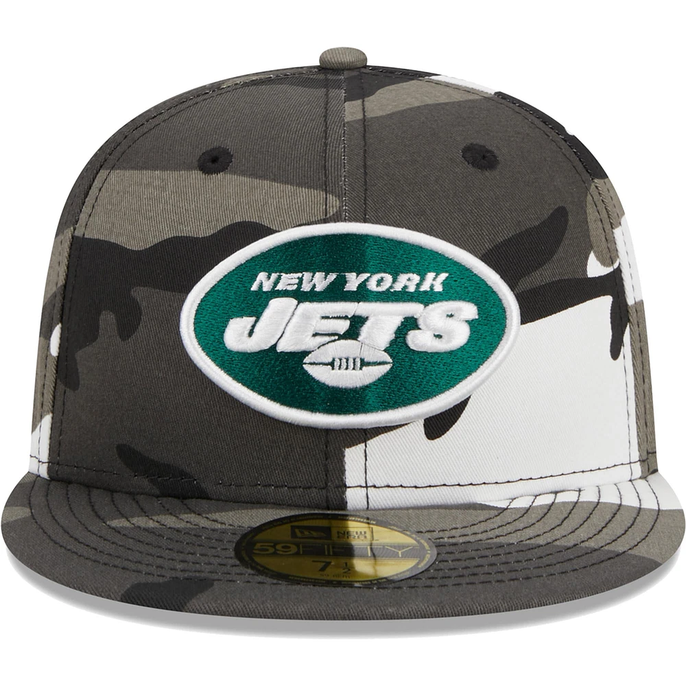 Casquette ajustée 59FIFTY Urban Camo New York Jets pour hommes