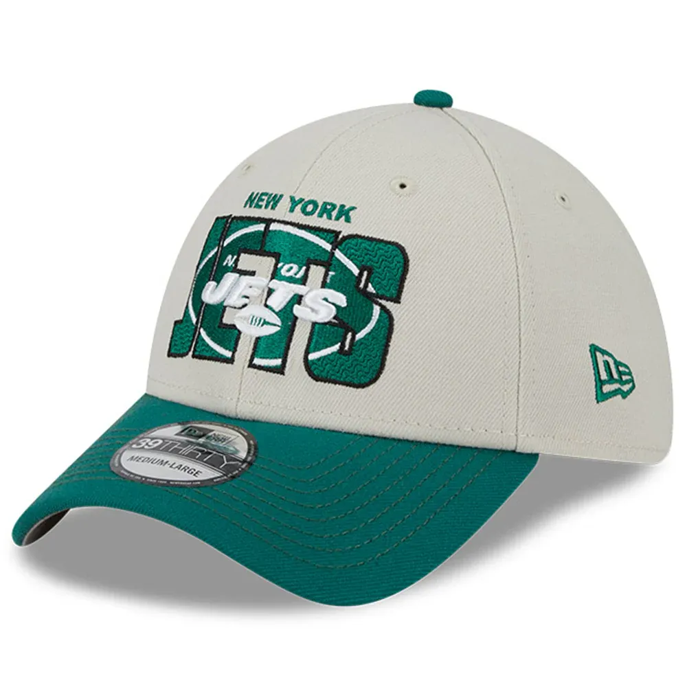 New York Jets New Era 2023 NFL Draft 39THIRTY Flex Hat - Gotham Green