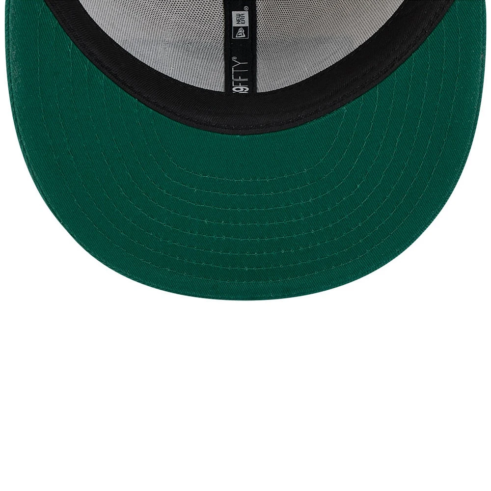 Men's New Era Stone/Green York Jets 2024 Sideline Historic 59FIFTY Fitted Hat