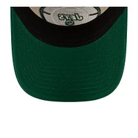 Casquette réglable New Era Stone/Green New York Jets 2024 NFL Sideline Historic 9TWENTY pour hommes