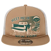 Casquette Snapback New Era New York Jets Meet Me 9FIFTY pour hommes