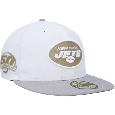 Lids Cleveland Browns New Era 75th Anniversary Gold Undervisor 59FIFTY  Fitted Hat - White/Gray