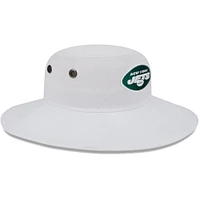 Chapeau bob panama New York Jets 2023 NFL Training Camp New Era pour homme, blanc