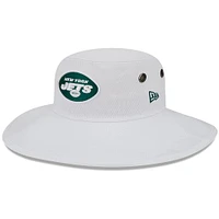 Chapeau bob panama New York Jets 2023 NFL Training Camp New Era pour homme, blanc