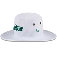 Bob New Era blanc New York Jets 2024 NFL Training Camp Panama pour homme