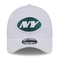 Casquette flexible NFL Iced II 39THIRTY New York Jets Era pour hommes, blanche