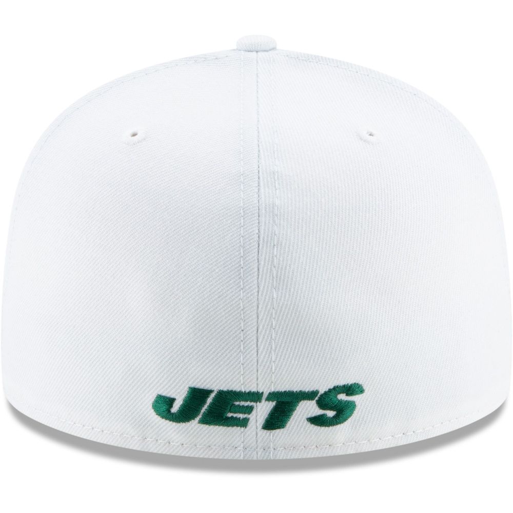 New York Jets New Era Fitted Hat Unisex White New