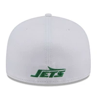 Casquette ajustée New Era York Jets Wordmark Omaha 59FIFTY pour hommes