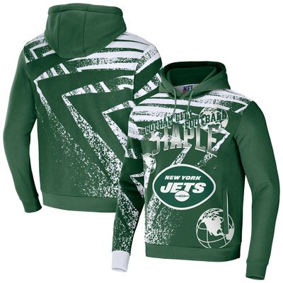 Men's NFL x Staple Green Philadelphia Eagles All Over Print Pullover Hoodie