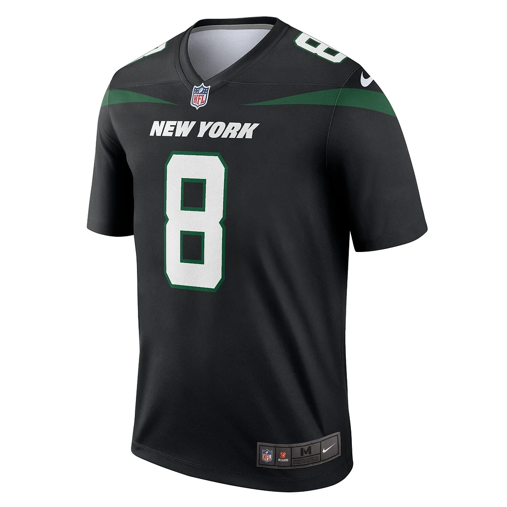 Men's Nike Aaron Rodgers Black New York Jets Alternate Legend Player Performance Top