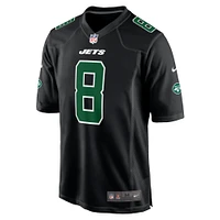 Maillot de jeu mode Nike Aaron Rodgers pour hommes, noir, New York Jets