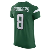 Nike Aaron Rodgers pour hommes Gotham Green New York Jets Alternate Vapor F.U.S.E. Maillot Élite