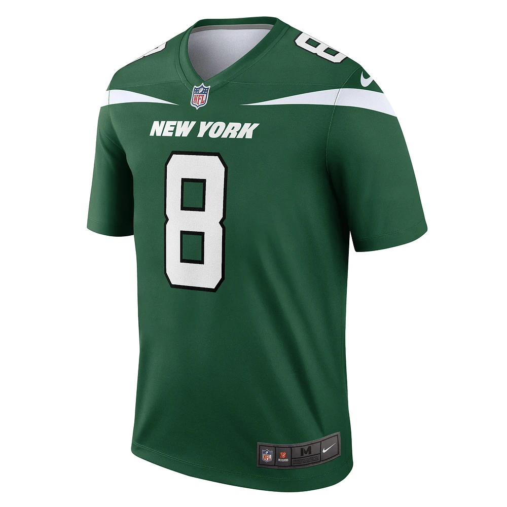 Men's Nike Aaron Rodgers Gotham Green New York Jets Team Legend Player Performance Top