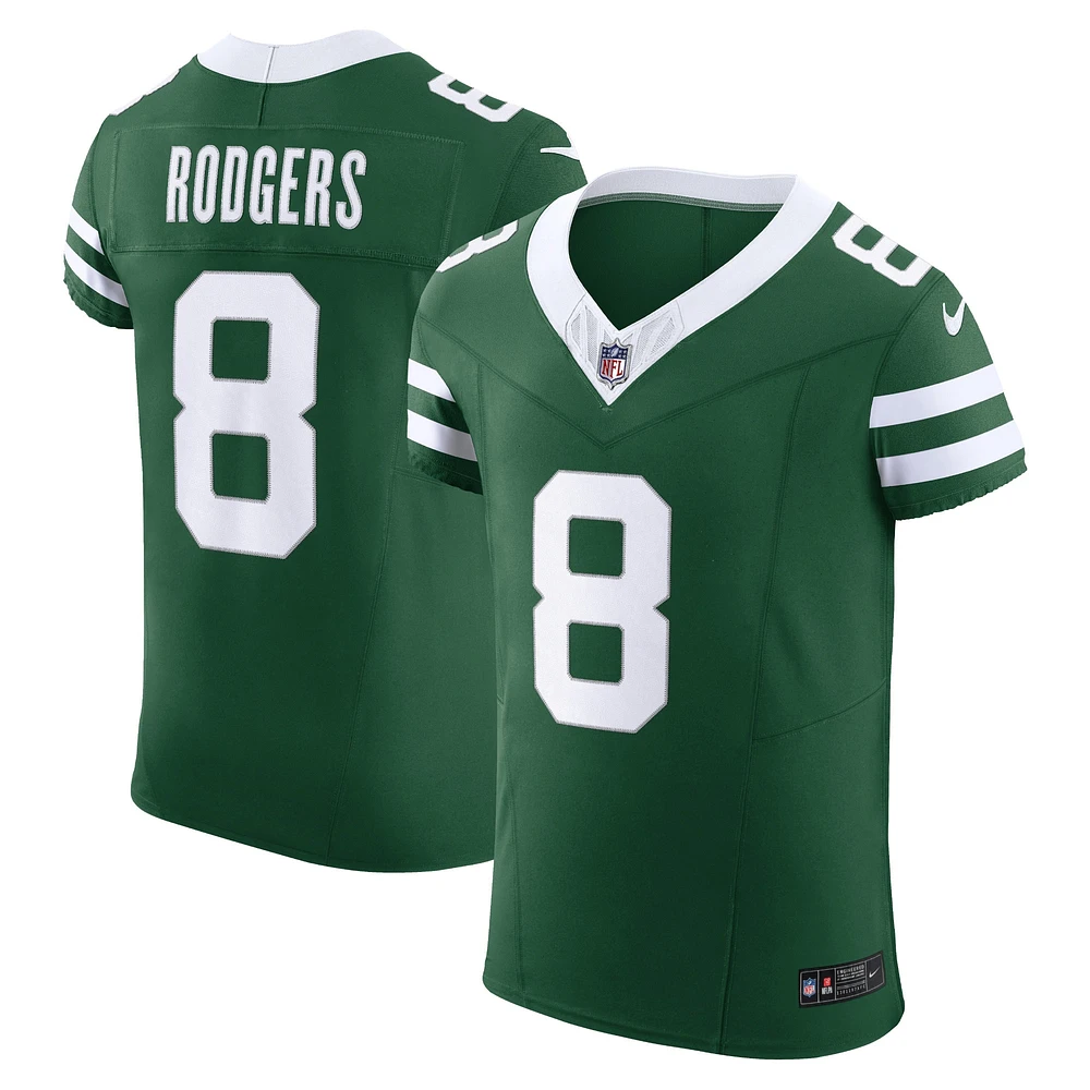 Maillot Nike Aaron Rodgers Gotham Green New York Jets Vapor F.U.S.E. Elite pour homme