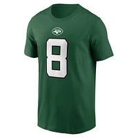 T-shirt vert avec nom et numéro de joueur des New York Jets Nike Aaron Rodgers pour hommes