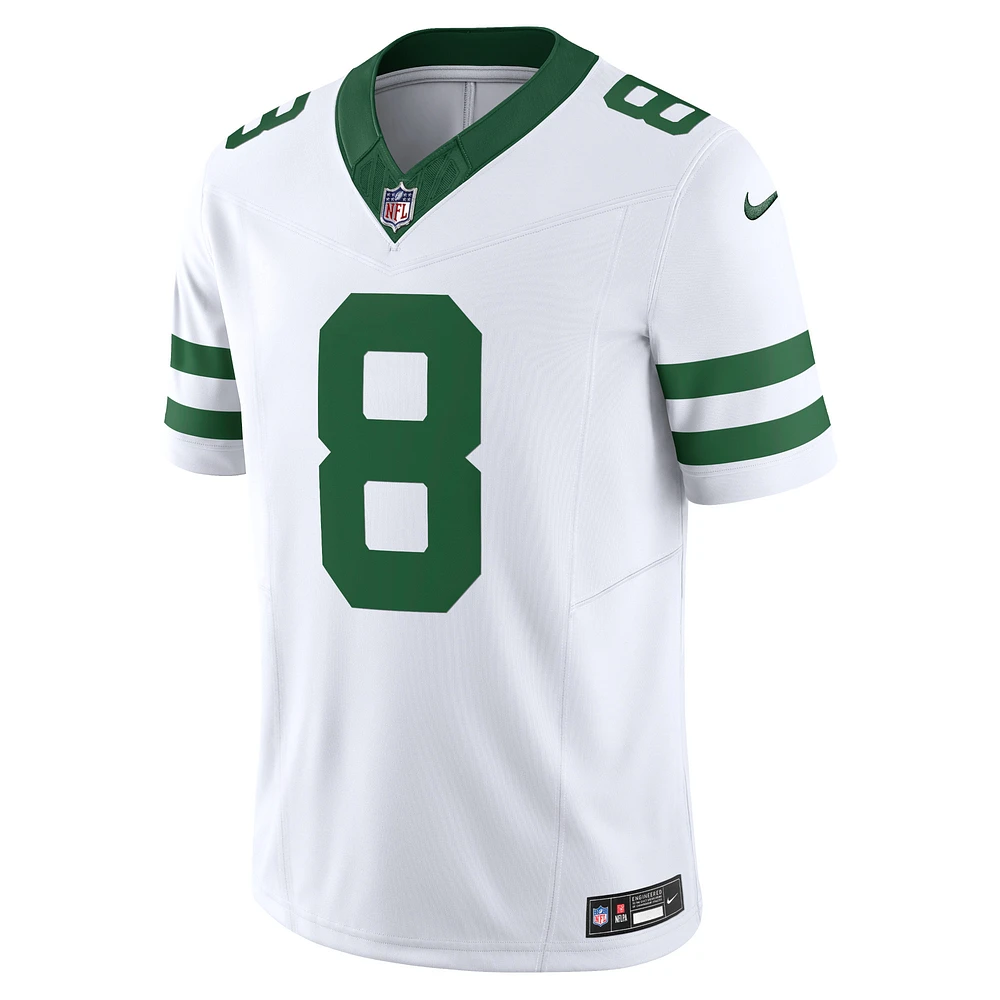 Nike Aaron Rodgers Legacy pour homme Blanc New York Jets Vapor F.U.S.E. Maillot limité