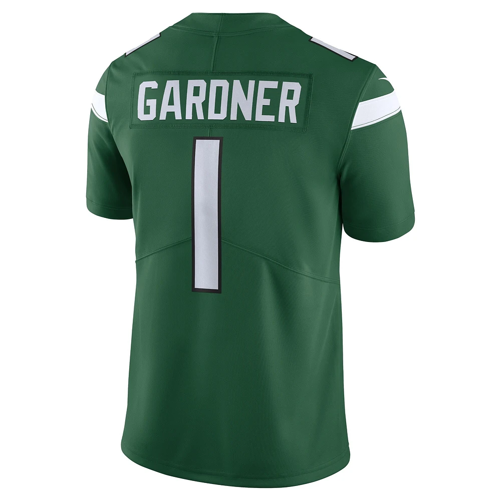 Maillot Nike Ahmad Sauce Gardner Gotham vert New York Jets Vapor Untouchable Limited pour homme