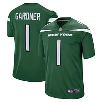 Maillot de match joueur Nike Ahmad Sauce Gardner vert New York Jets pour hommes