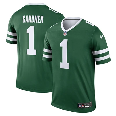 Maillot Nike Ahmad Sauce Gardner vert pour homme des New York Jets Team Legend