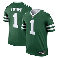 Maillot Nike Ahmad Sauce Gardner vert pour homme des New York Jets Team Legend