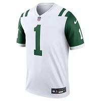 Maillot Nike Ahmad Sauce Gardner blanc pour homme des New York Jets, légende alternative