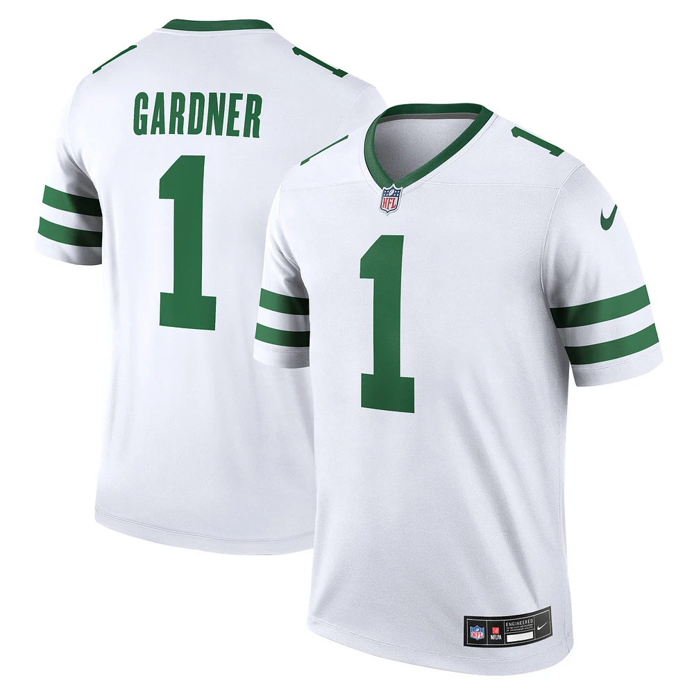 Men's Nike Ahmad Sauce Gardner White New York Jets Legend Jersey