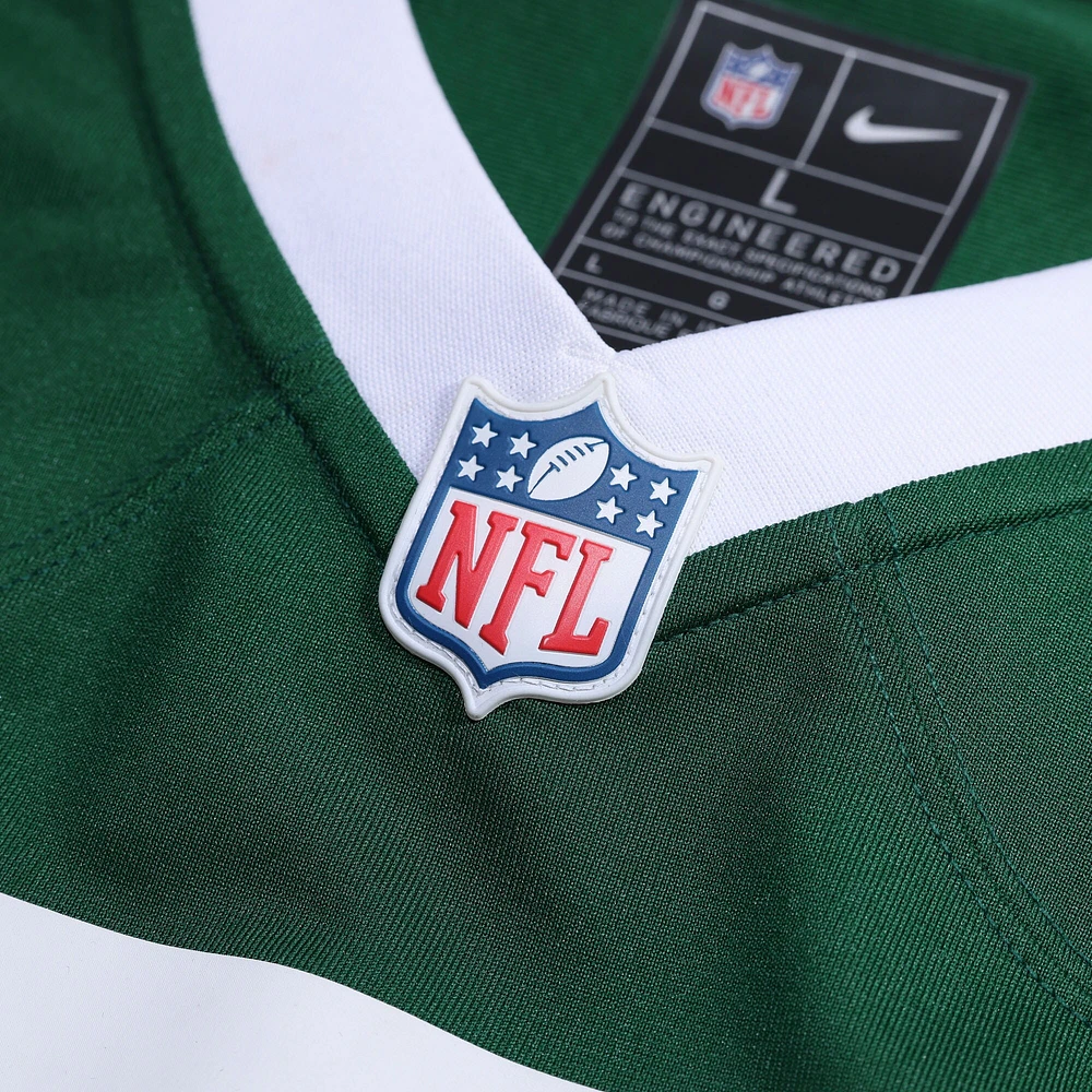 Maillot de jeu d'équipe Nike Allen Lazard Legacy Green New York Jets pour homme