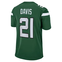 Maillot de joueur match Nike Ashtyn Davis Gotham vert New York Jets pour hommes