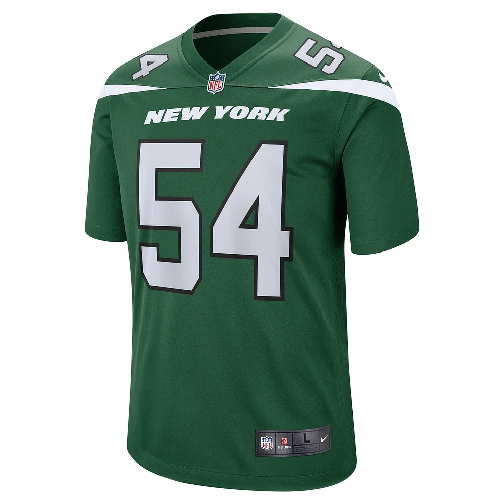 Maillot de match Nike Billy Turner Gotham Green New York Jets pour homme