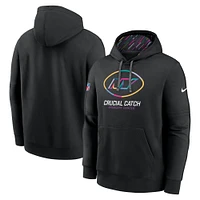 Men's Nike Black New York Jets 2024 NFL Crucial Catch Club Pullover Hoodie